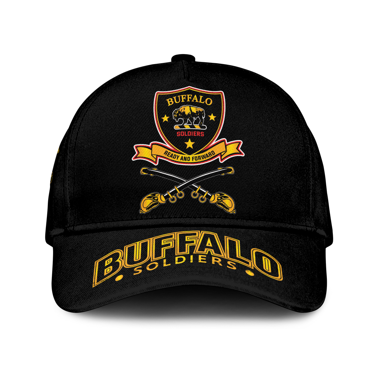 CUSTOMER REQUEST - 12/04/2024 - Buffalo Soldiers African American Legend Of The Black Soldiers Cap - RLT01