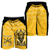 Custom BSMC Buffalo Soldiers Men Short Motorcycle Club Unique Style | Wonder Print Shop