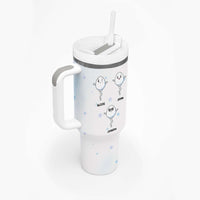 Custom Father's Day Tumbler With Handle We Used To Live In Your Balls | Wonder Print Shop