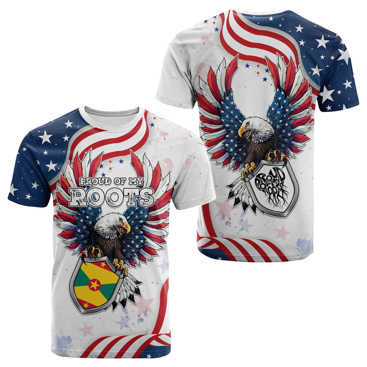 Custom Caribbean American Heritage Month T Shirt Proud Of My Roots | Wonder Print Shop