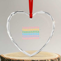 3rd Birthday Heart Crystal Glass Ornament Toddler Threenager 3 Years Old Birthday Outfit