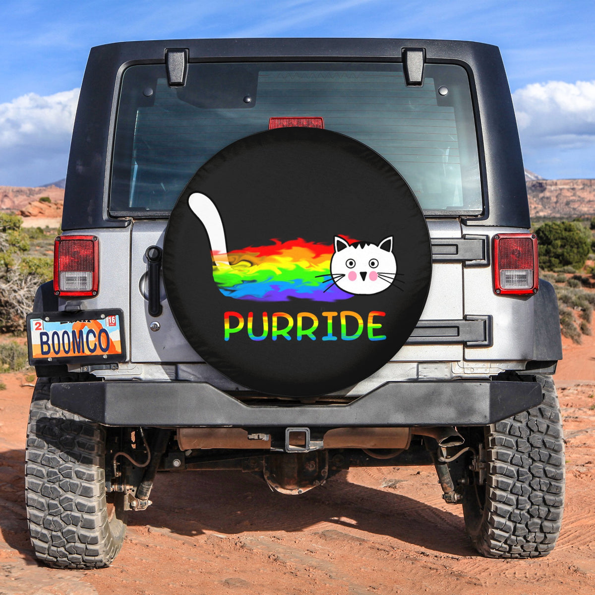 LGBT Tire Covers - Purride Cat Spare Tire Cover NO.339 LT8 - Wonder Print Shop