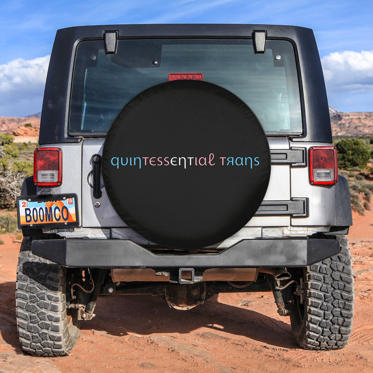 LGBT Tire Covers - Quintessential Trans Spare Tire Cover NO.340 LT8 - Wonder Print Shop