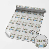 40th Birthday Fishing Wrapping Paper Roll Fisherman Birthday Party Gift