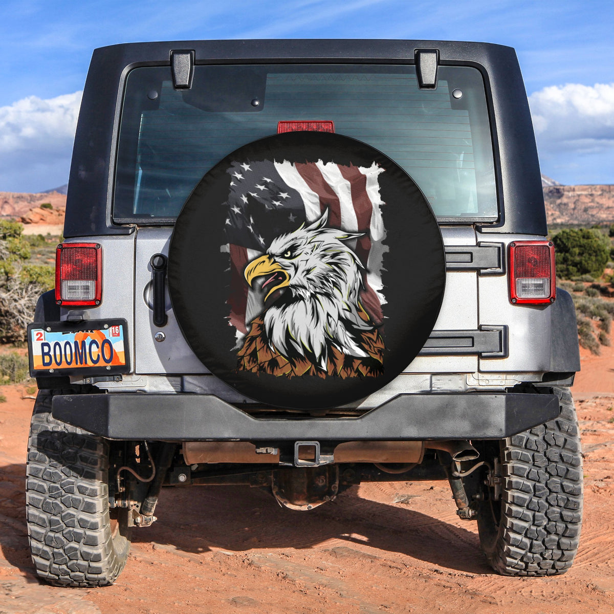 4th Of July Tire Covers - US Independence Day Eagle American Flag Spare Tire Cover NO.93 LT8 - Wonder Print Shop