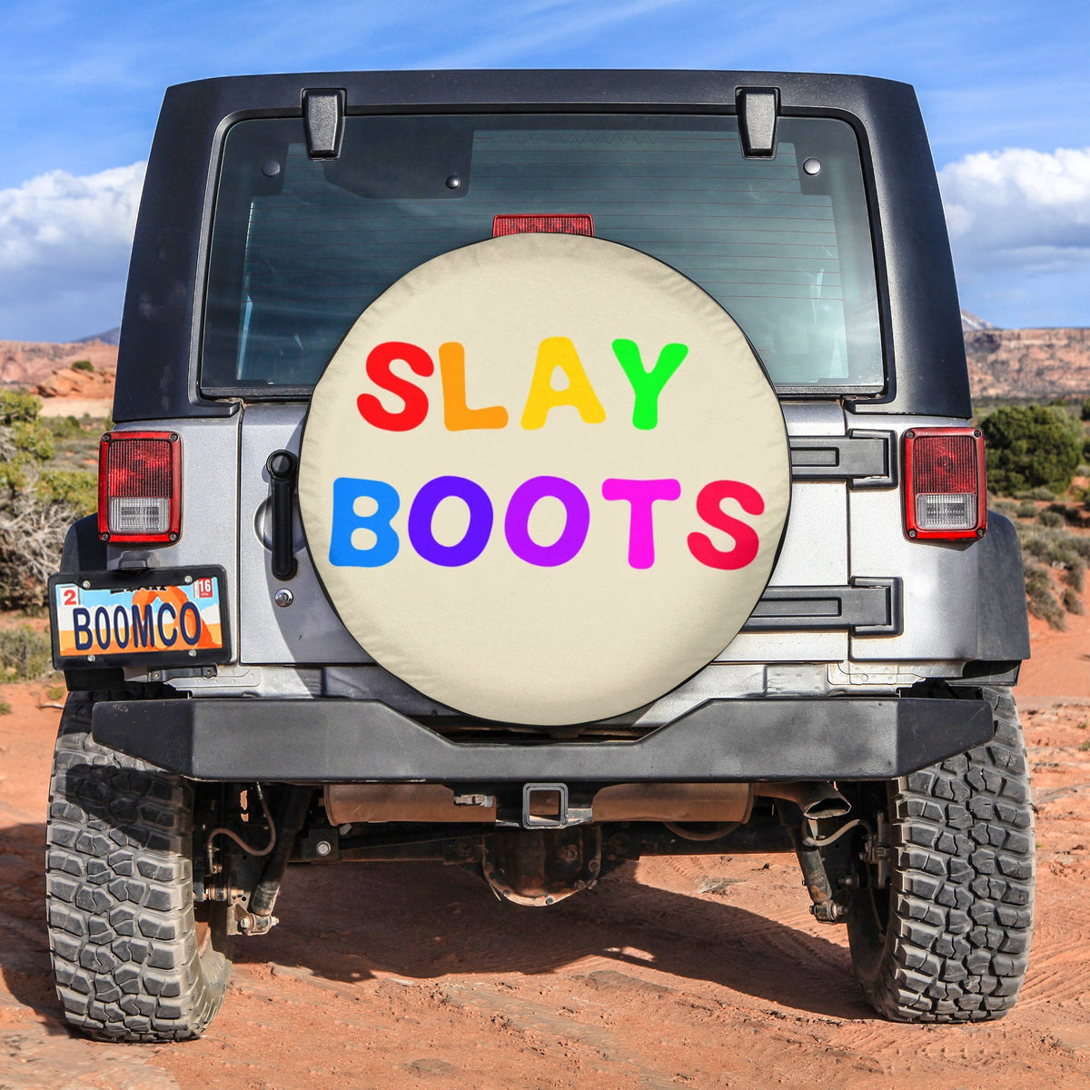 LGBT Tire Covers - Slay Boots Spare Tire Cover NO.362 LT8 - Wonder Print Shop