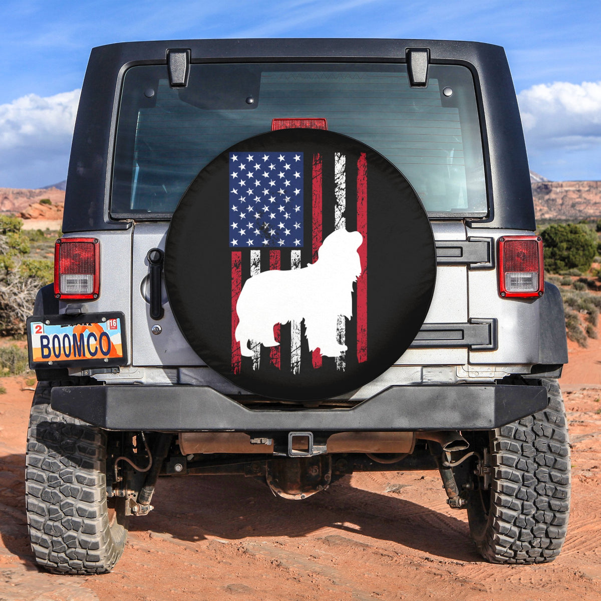 4th Of July Tire Covers - US Independence Day Cavalier King Charles Spaniel July 4 America patriotic Spare Tire Cover NO.96 LT8 - Wonder Print Shop