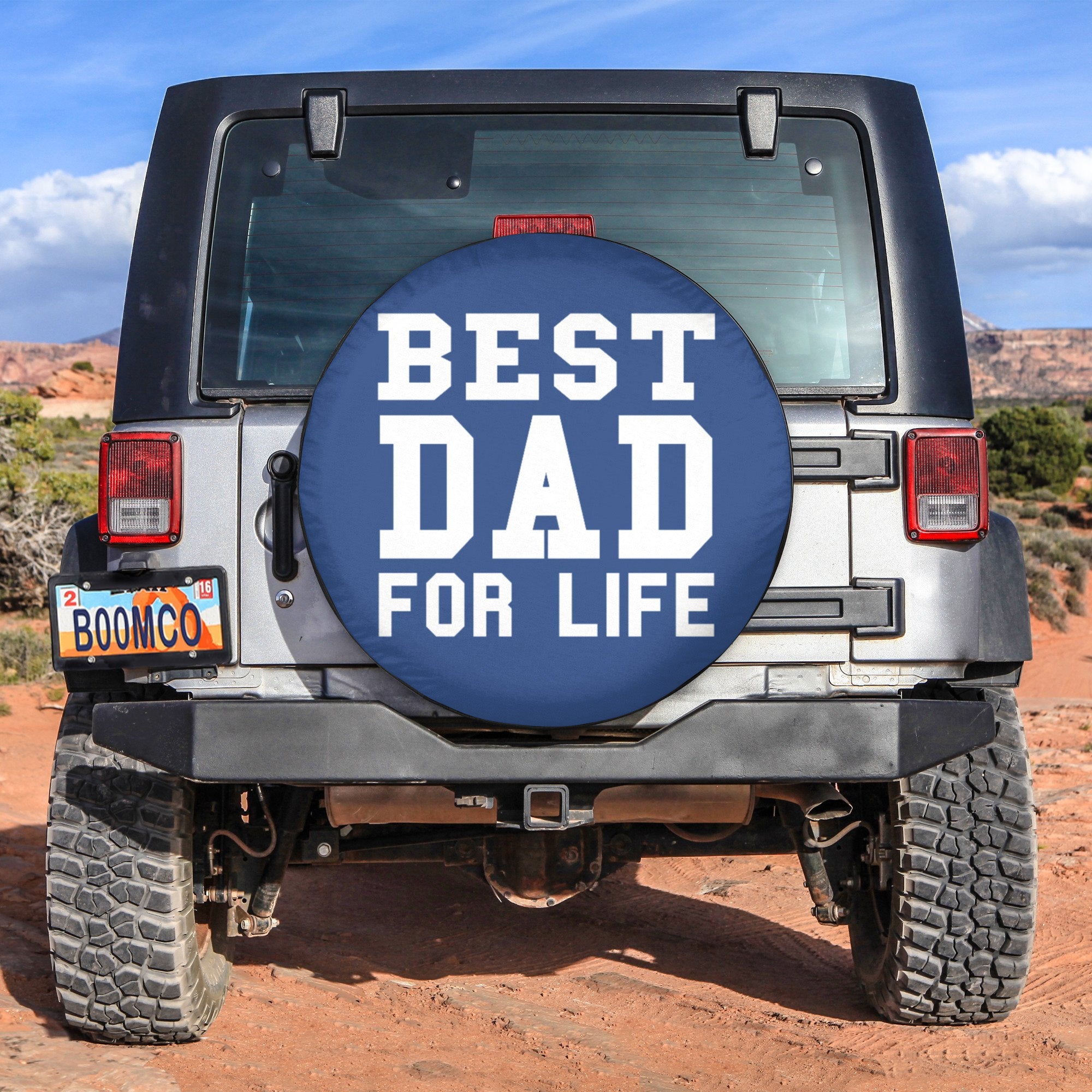 Father's Day Tire Covers - Best Dad For Life Spare Tire Cover NO.325 LT8 - Wonder Print Shop