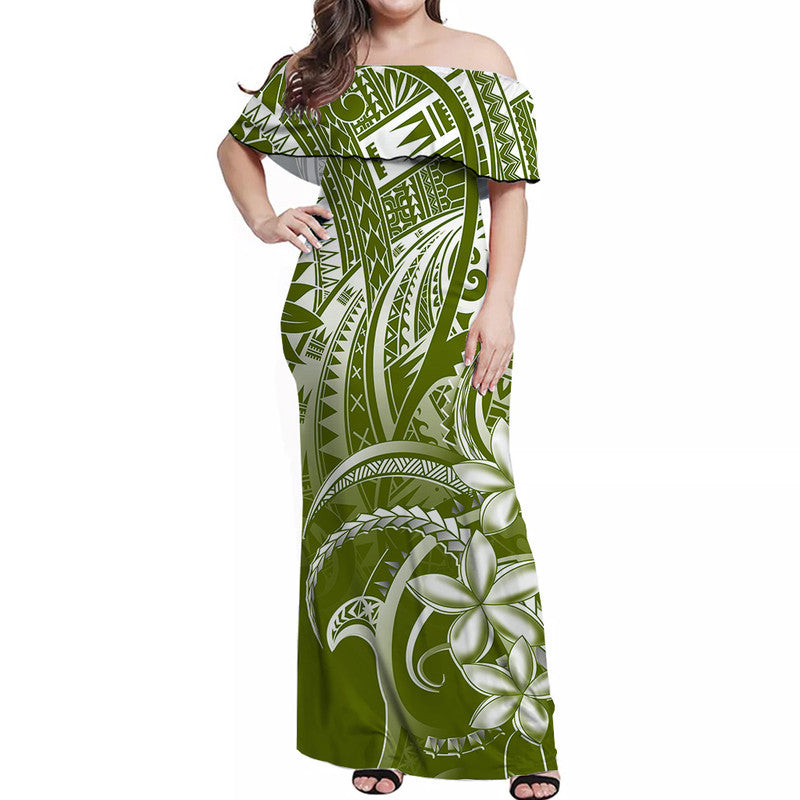 polynesian-pride-off-shoulder-long-dress-polynesia-tribal-royal-green