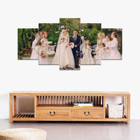 Custom Photo 5 Pieces Canvas Wall Art CTM05