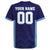 Custom Navy Blue Rugby Jersey Sporty Style - Wonder Print Shop