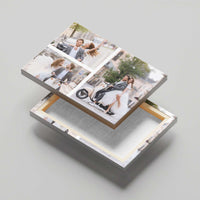 Custom Photo Canvas Wall Art Prints Design 1 - 5 Photo Collage - Wonder Print Shop