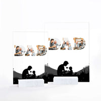 Custom Photo Father's Day Acrylic Plaque I Love You Dad | Wonder Print Shop