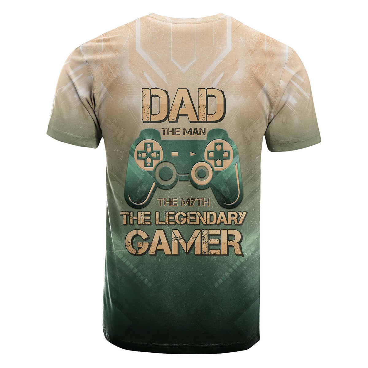 Custom Gamer Father's Day T Shirt Dad The Man The Myth The Gaming Legend | Wonder Print Shop