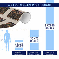 4th of July Raccoon Wrapping Paper Roll Chill The Fourth Out