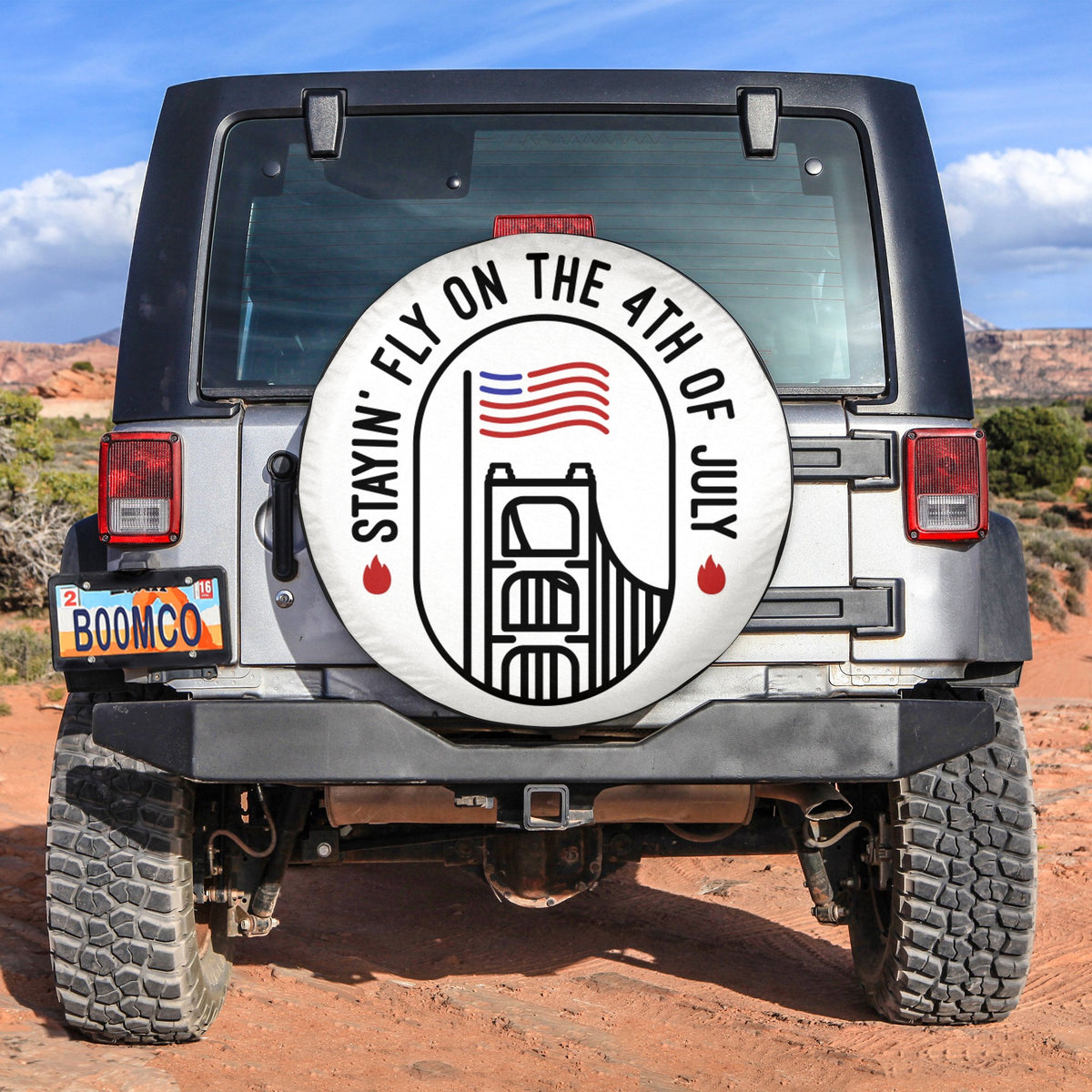 4th Of July Tire Covers - US Independence Day Stayin' Fly On The 4th Of July Spare Tire Cover NO.5 LT8 - Wonder Print Shop