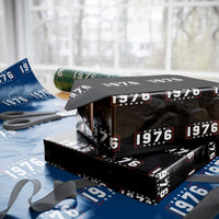 50th Birthday Wrapping Paper Roll Vintage 1976 50 Years Old Birthday Stars And Stripes