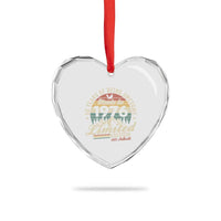 50th Birthday Made In 1976 Heart Crystal Glass Ornament 50 Years Of Being Awesome Vintage Limited Edition