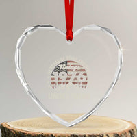 50th Birthday Vintage 1976 Limited Edition Heart Crystal Glass Ornament 50 Years Of Being Awesome American Flag