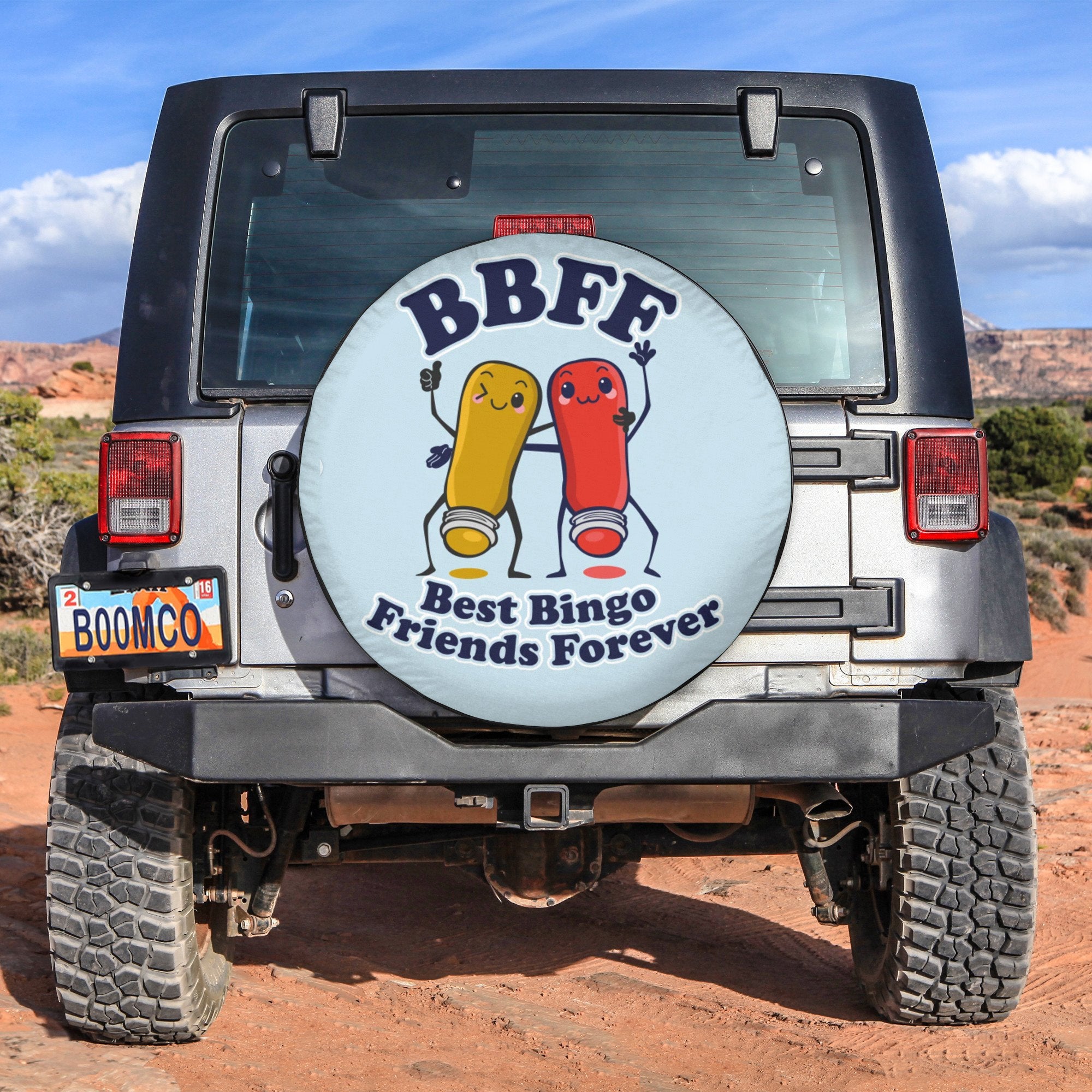 Best Friends Tire Covers - BBFF Best Bingo Friends Forever Spare Tire Cover NO.36 LT8 - Wonder Print Shop