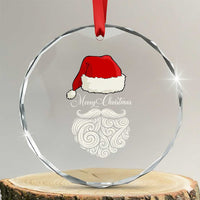 6 7 Xmas 67 Santa Six Seven Meme Merry Christmas Crystal Glass Ornament - Wonder Print Shop