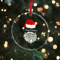 6 7 Xmas 67 Santa Six Seven Meme Merry Christmas Crystal Glass Ornament - Wonder Print Shop