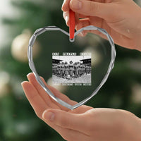 6 Triple 8 Heart Crystal Glass Ornament Black Women's Army Corps 6888th Battalion - Wonder Print Shop