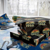 60th Birthday Wrapping Paper Roll Vintage 1966 Limited Edition 60 Year Old Gift