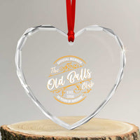 60th Birthday Est 1966 Heart Crystal Glass Ornament Official Member Of The Old Ball Clubs