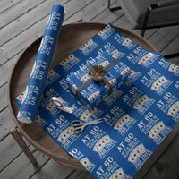 60th Birthday Poker Lover Wrapping Paper Roll At 60 I Am Still Playing With A Full Deck I Just Shuffle Slower