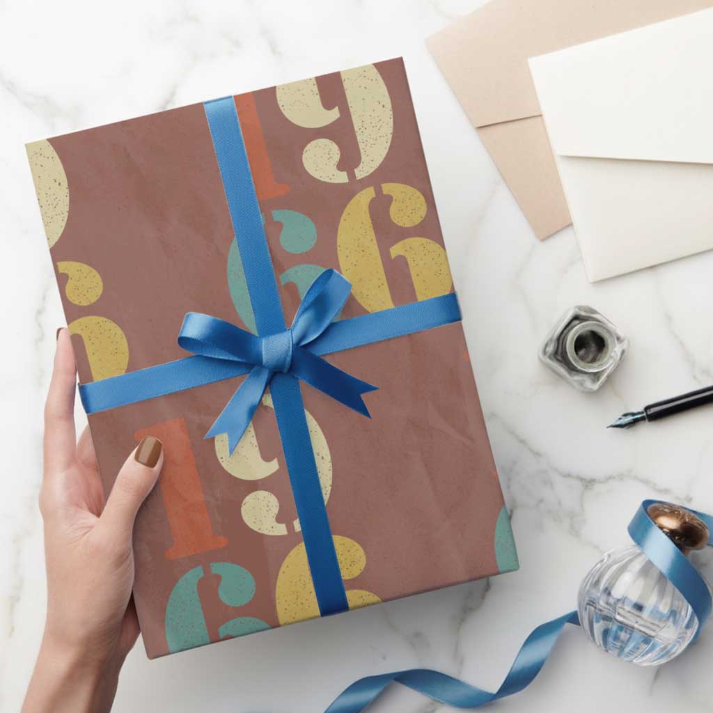 60th Birthday Wrapping Paper Roll Classic Retro 1966 60 Year Old Gifts