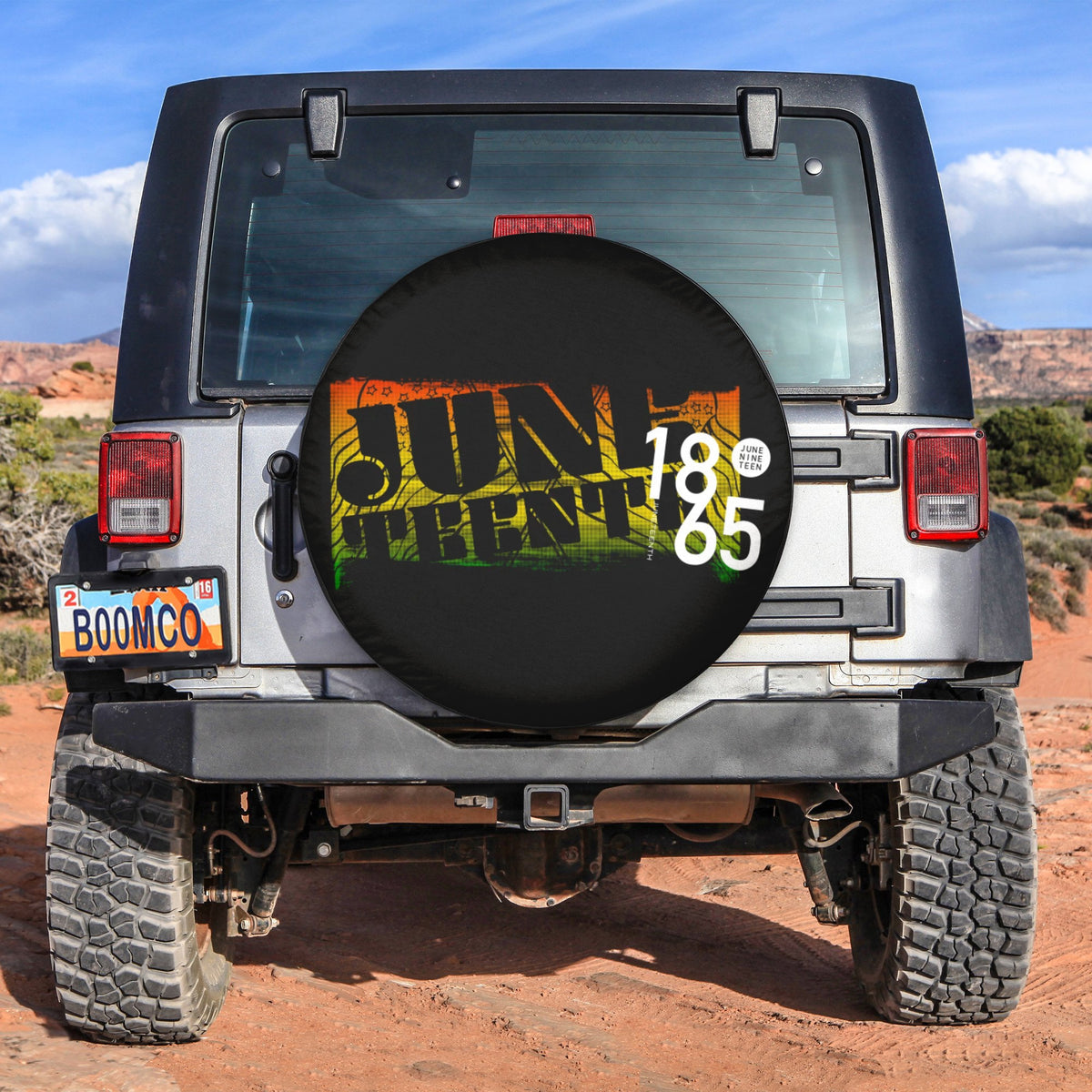 African Tire Covers - Juneteenth Spare Tire Cover Juneteenth 1865 NO.61 LT8 - Wonder Print Shop
