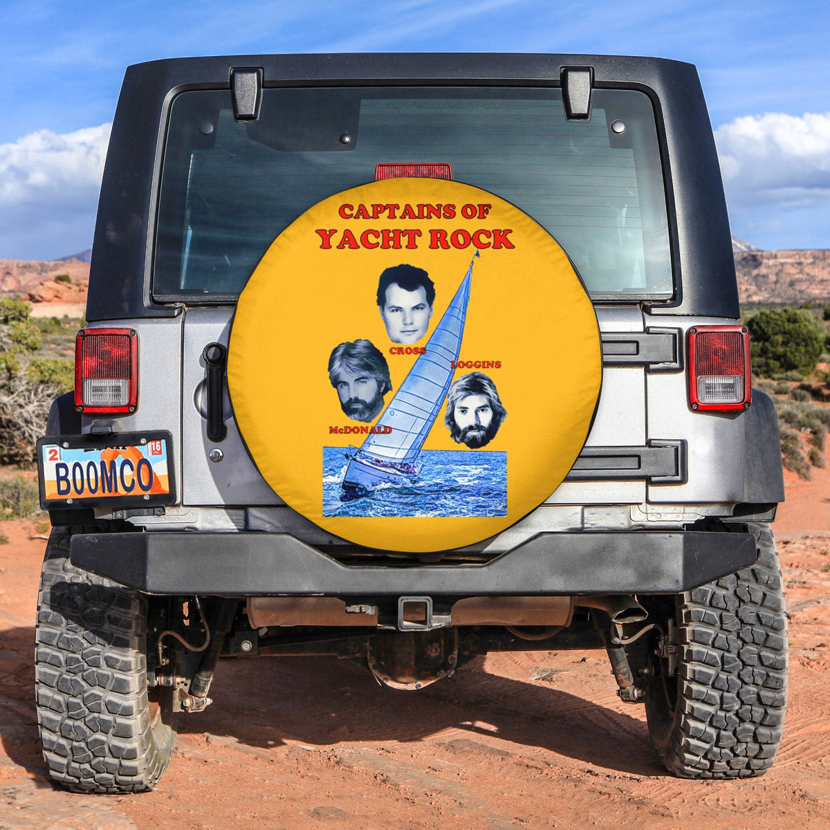Father's Day Tire Covers - Captain Of Yacht Rock Spare Tire Cover NO.61 LT8 - Wonder Print Shop