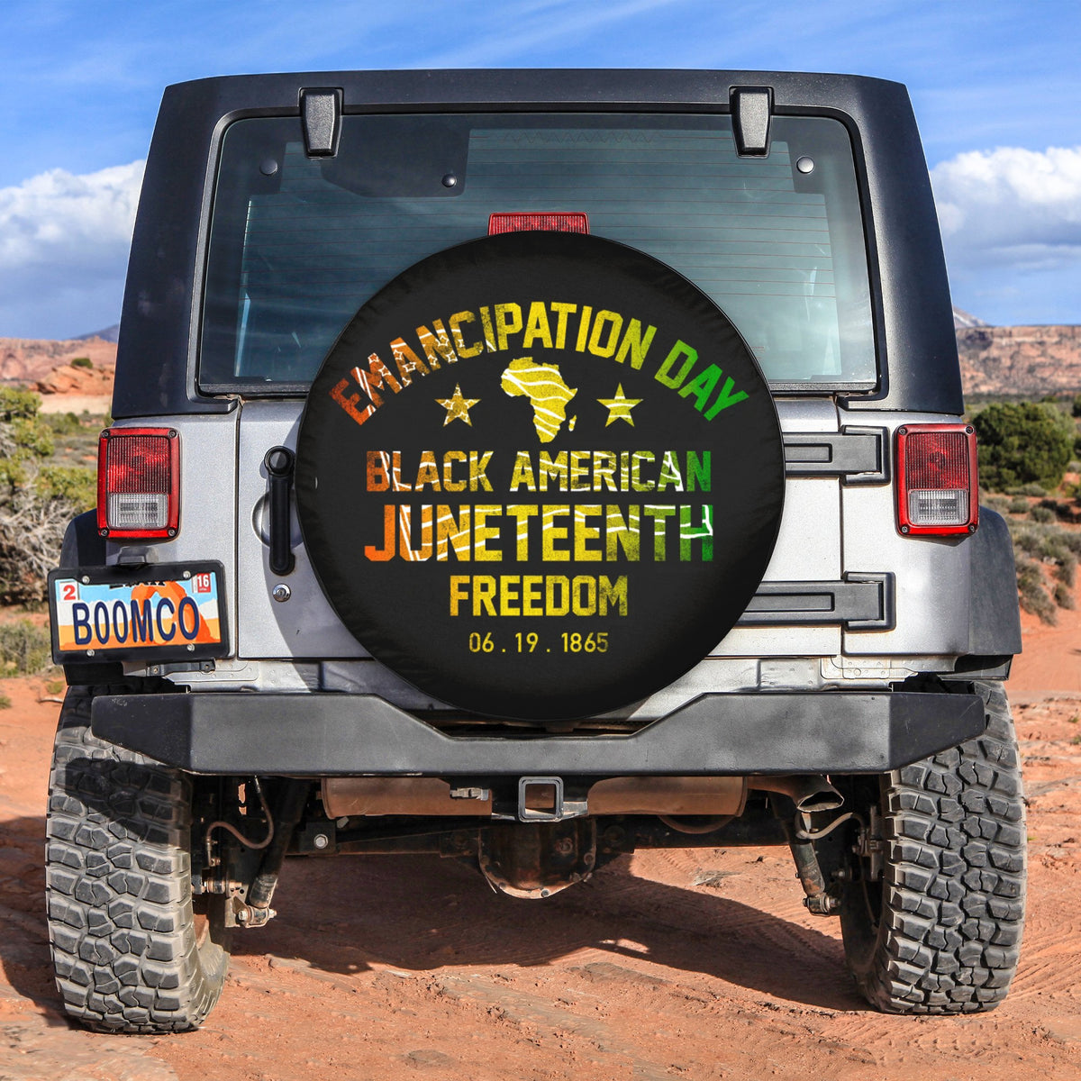 African Tire Covers - Juneteenth Spare Tire Cover Emancipation Day Black American Juneteenth Freedom NO.65 LT8 - Wonder Print Shop