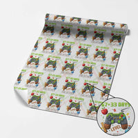 67 33 100 Days Level Unlocked Wrapping Paper Roll Gaming 100th Day of School Boys Kid