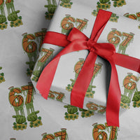 67 Basketball St Patricks Day Wrapping Paper Roll Funny Six Seven Gen Alpha Meme Drip