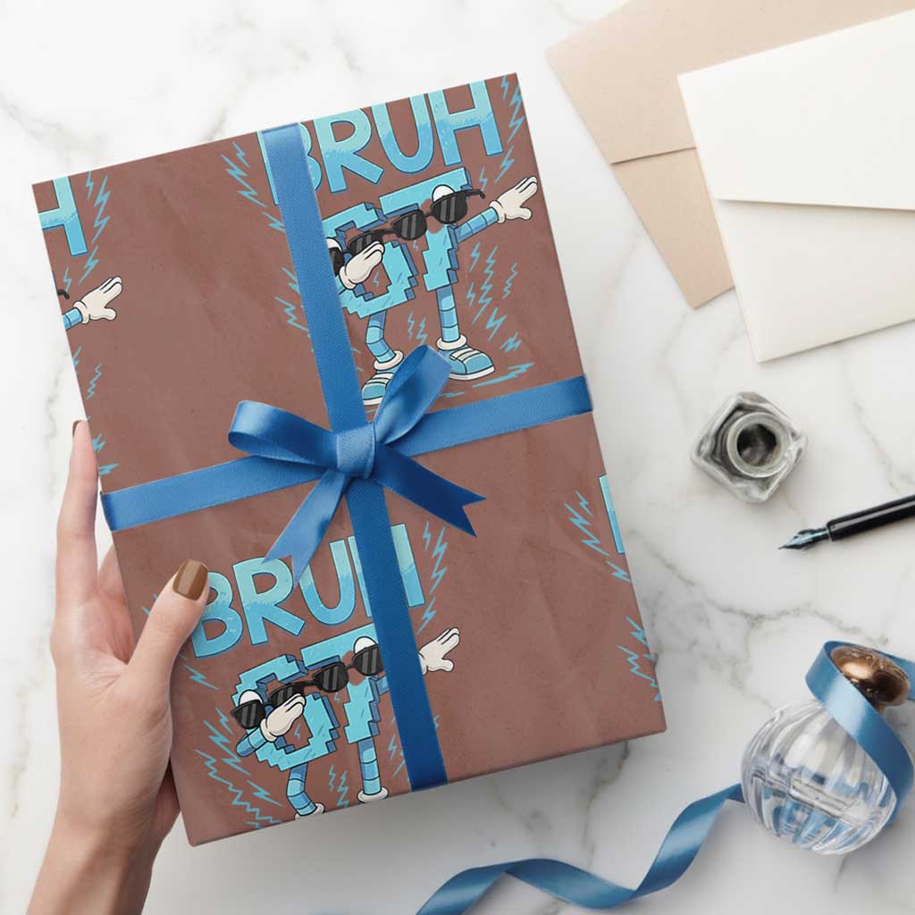 67 Bruh Meme Wrapping Paper Roll Funny Six Seven Italian Brainrot - Wonder Print Shop