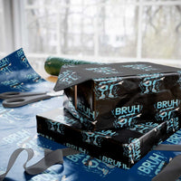 67 Bruh Meme Wrapping Paper Roll Funny Six Seven Italian Brainrot - Wonder Print Shop