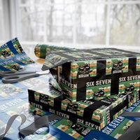 67 Bruh St Patricks Day Wrapping Paper Roll Funny Cat Bruh Six Seven Meme
