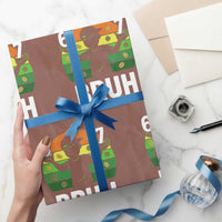 67 Bruh St Patricks Day Wrapping Paper Roll Funny Six Seven Boys Kids Meme