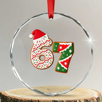 67 Christmas Crystal Glass Ornament Funny Six Seven 6 7 Meme Pajamas Gen Alpha Slang - Wonder Print Shop