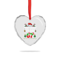 67 Christmas Heart Crystal Glass Ornament Most Likely To 6 7 Meme Gen Alpha Slang - Wonder Print Shop