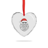 67 Christmas Santa Heart Crystal Glass Ornament 6 7 Meme Pajamas Holiday Gen Alpha Slang Teen - Wonder Print Shop
