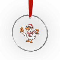 67 Christmas Silly Goose Crystal Glass Ornament 6 7 Meme Funny Six Seven Gen Alpha Slang - Wonder Print Shop