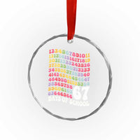 67 Days of School Crystal Glass Ornament Funny Six Seven Meme Teacher Student Gen Alpha Slang - Wonder Print Shop