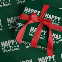 67 Days Of School Wrapping Paper Roll Do The Math 67 Meme Funny Six Seven Teacher - Wonder Print Shop