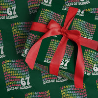 67 Days of School Wrapping Paper Roll Funny Six Seven Meme Teacher Student Gen Alpha Slang - Wonder Print Shop