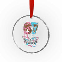 67 Football Meme Crystal Glass Ornament Six Seven Sports American Football Ice Cream Drip - Wonder Print Shop