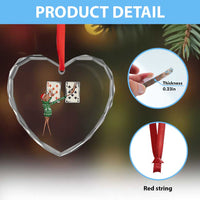 67 Marcus The Worm Poker Game Christmas Heart Crystal Glass Ornament Funny Six Seven Meme Playing Cards Holiday Vibe - Wonder Print Shop