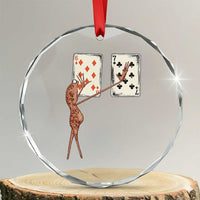 67 Marcus The Worm Poker Game Crystal Glass Ornament Funny Six Seven Meme Playing Cards - Wonder Print Shop